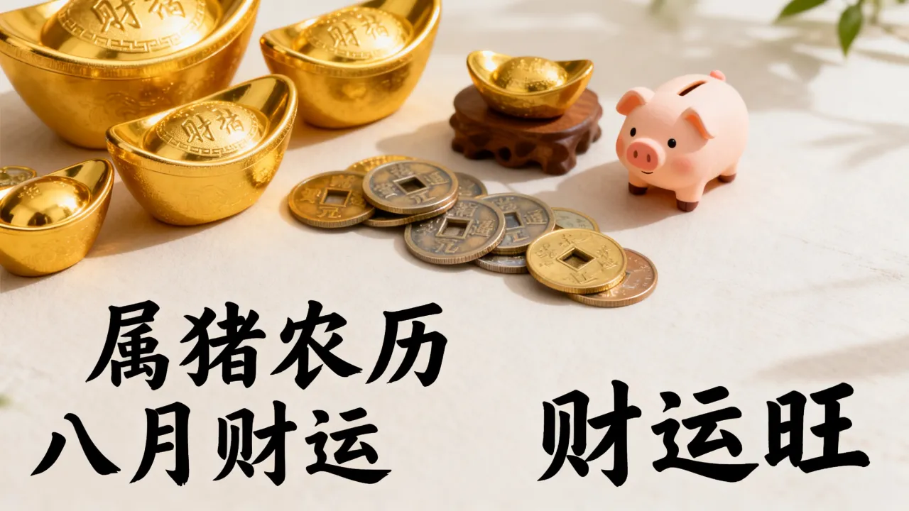 属猪农历八月财运怎么样，属猪农历八月财运旺不旺？