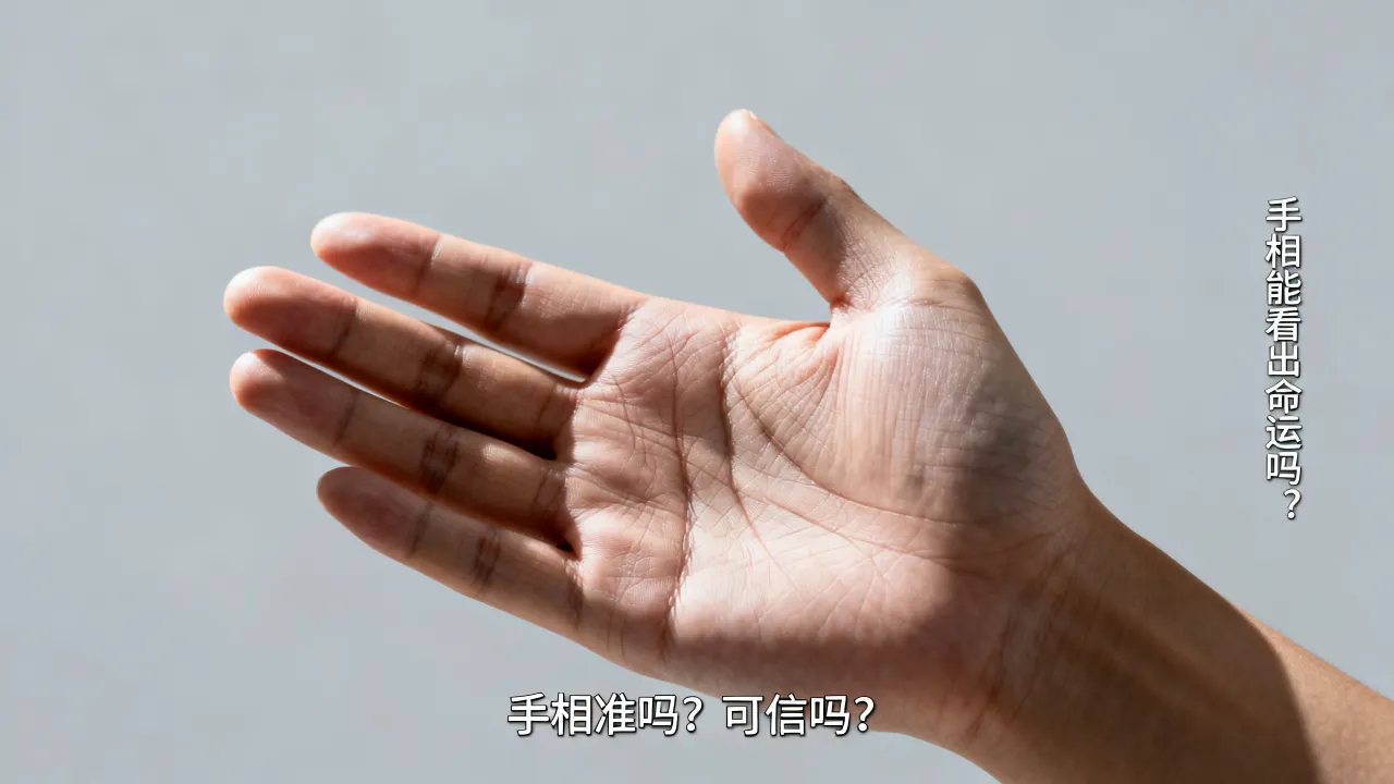 命运手相真的能看出命运吗，手相准不准可信吗