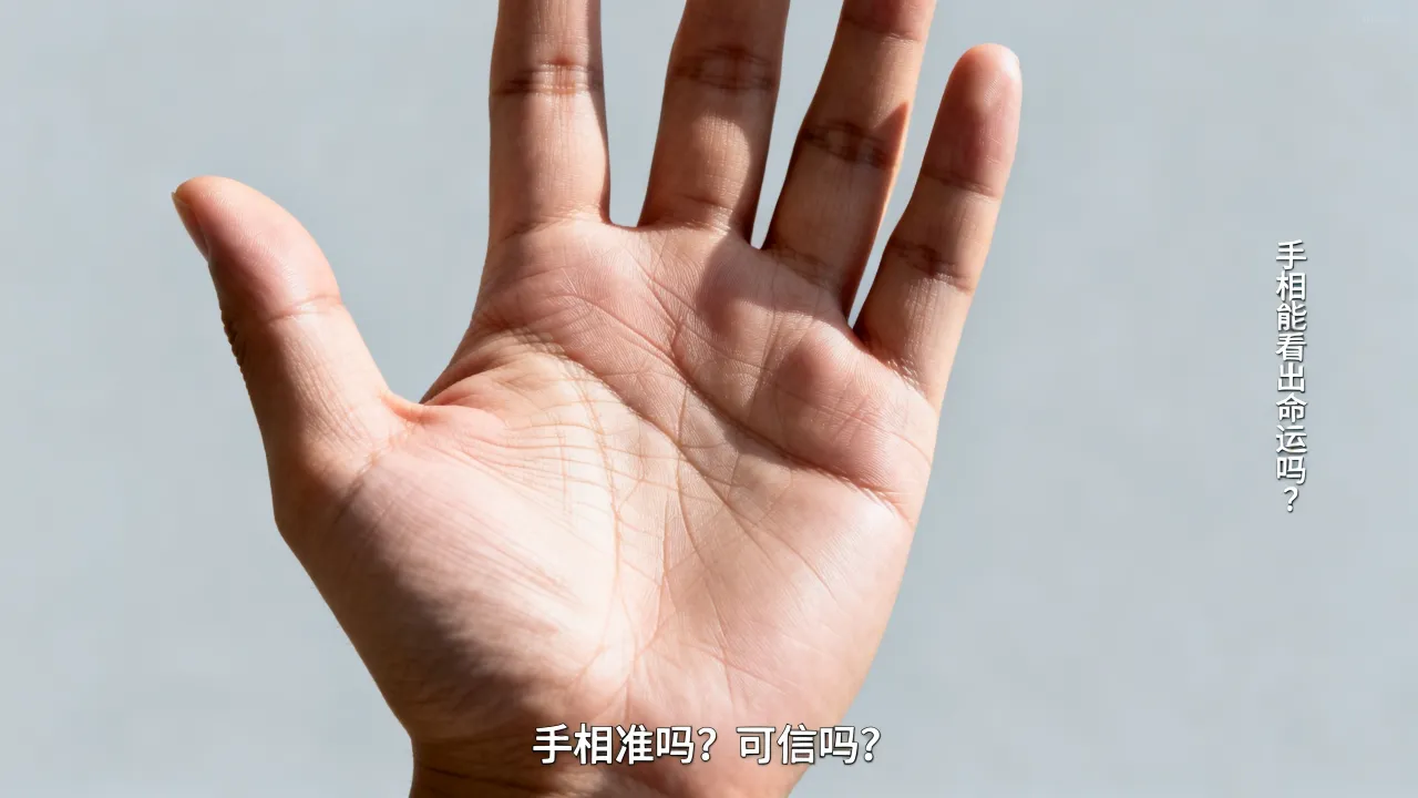 命运手相真的能看出命运吗，手相准不准可信吗