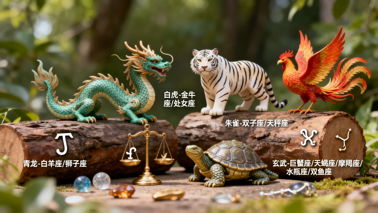 四神兽十二星座有什么关系,十二星座对应四大神兽是什么? 四神兽十二星座有什么关系,十二星座对应四大神兽是什么?