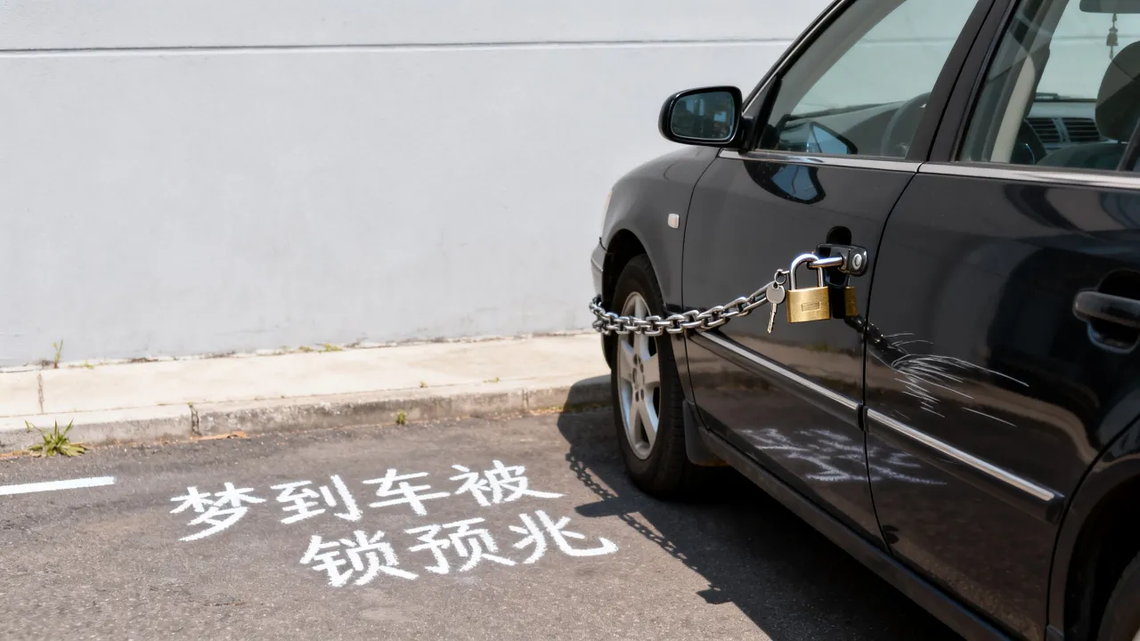 梦到车被锁预兆了什么吗，梦见车被锁住开不走是什么意思