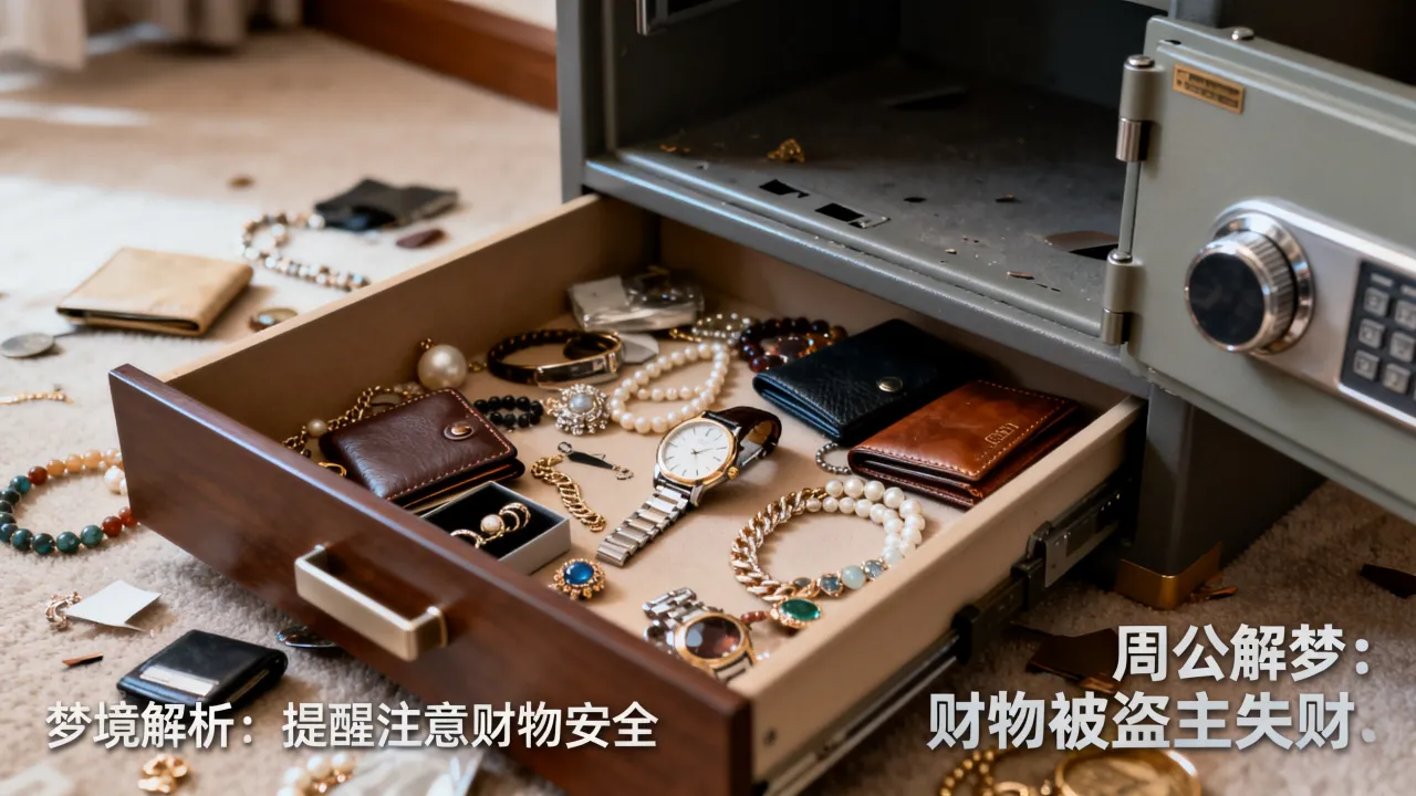 梦到贵重物品被盗有什么寓意吗？周公解梦贵重物品被盗预示什么？