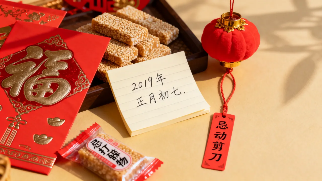 2019年阴历初七是什么日子，2019年正月初七禁忌有哪些