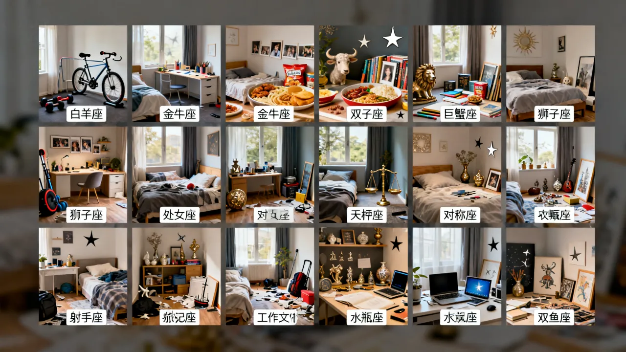 十二星座男生的房间都藏着什么秘密?洁癖星座为何最乱? 十二星座男生的房间都藏着什么秘密?洁癖星座为何最乱?