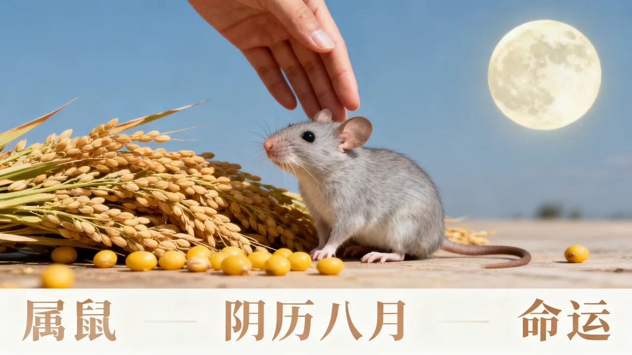 属鼠阴历8月出生的人命运怎么样，属鼠农历八月出生是什么命？