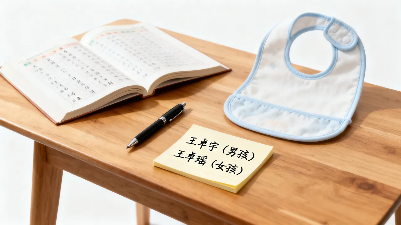 宝宝起名王卓什么好听，王卓男孩女孩名字最佳搭配大全