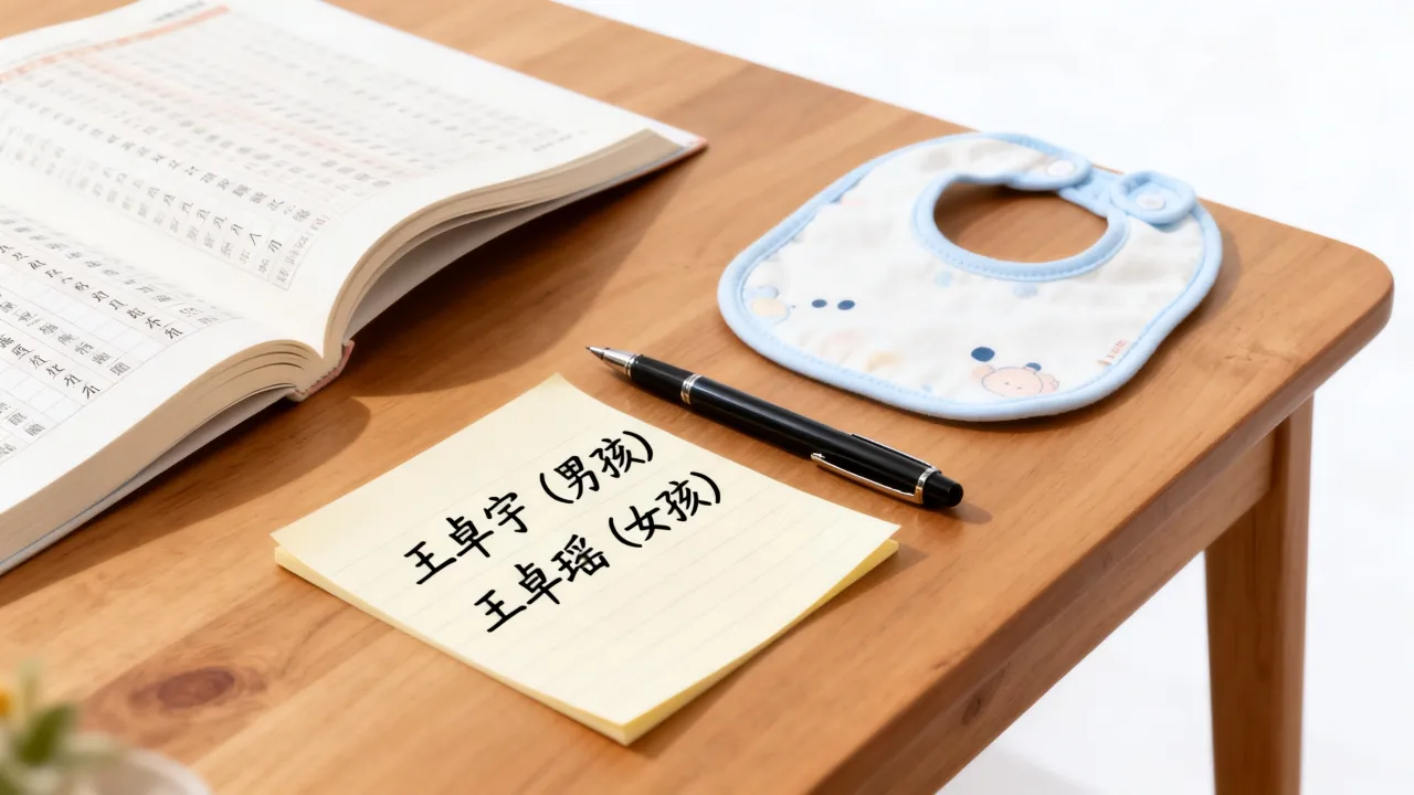 宝宝起名王卓什么好听，王卓男孩女孩名字最佳搭配大全