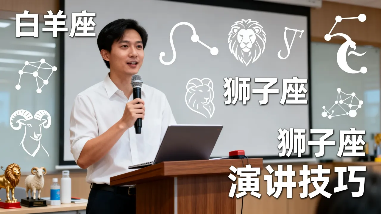 十二星座演讲怎么才能出彩？哪个星座最有演讲天赋