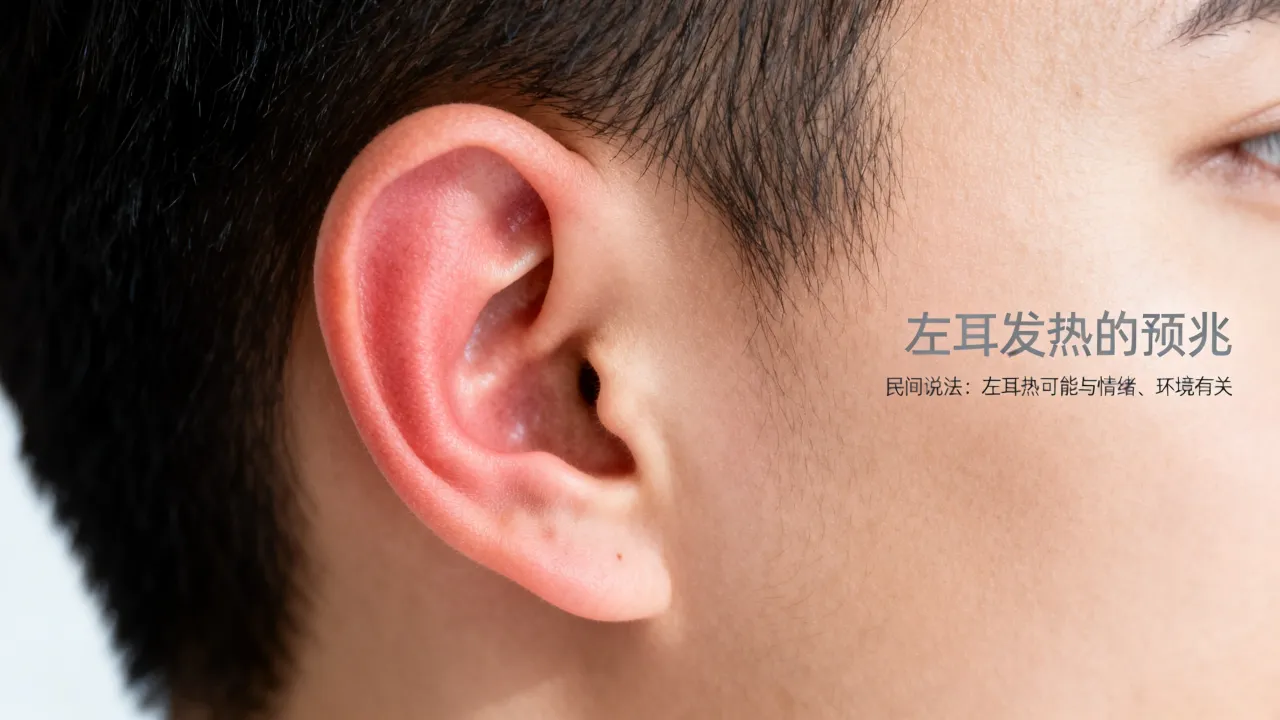 左耳打热吉凶怎么看的，左耳发热是吉是凶有何预兆？