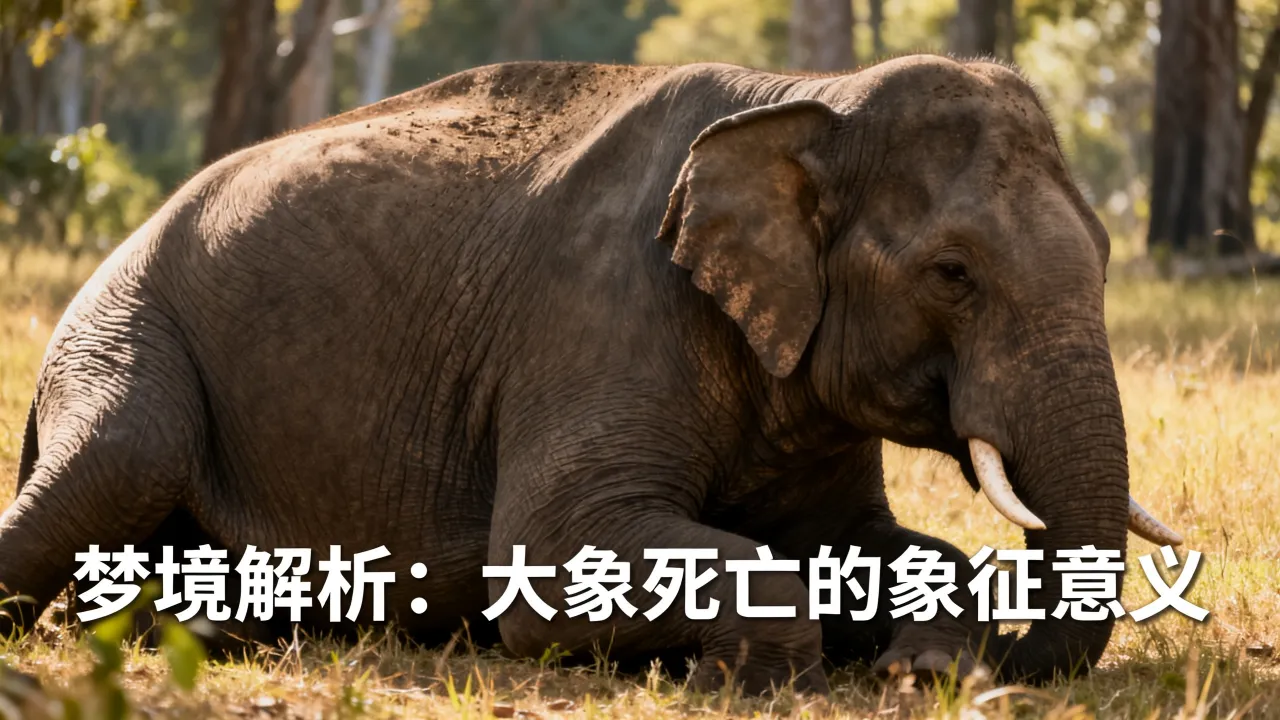 梦到大象死有什么预示吗，梦到大象死了是什么征兆