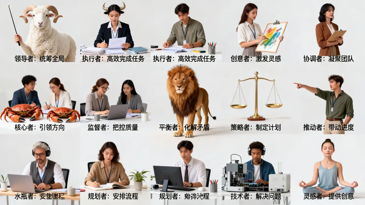 十二星座在团队中扮演什么角色?,星座团队角色如何分配 十二星座在团队中扮演什么角色?,星座团队角色如何分配
