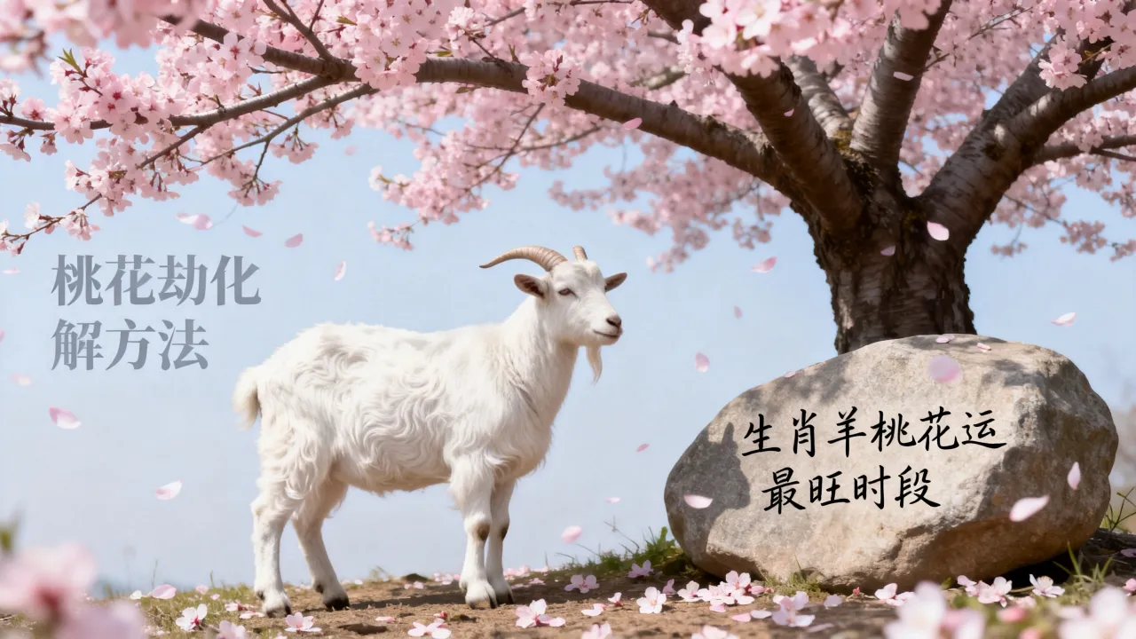 生肖羊桃花运何时最旺,生肖羊的桃花劫该如何化解? 生肖羊桃花运何时最旺,生肖羊的桃花劫该如何化解?