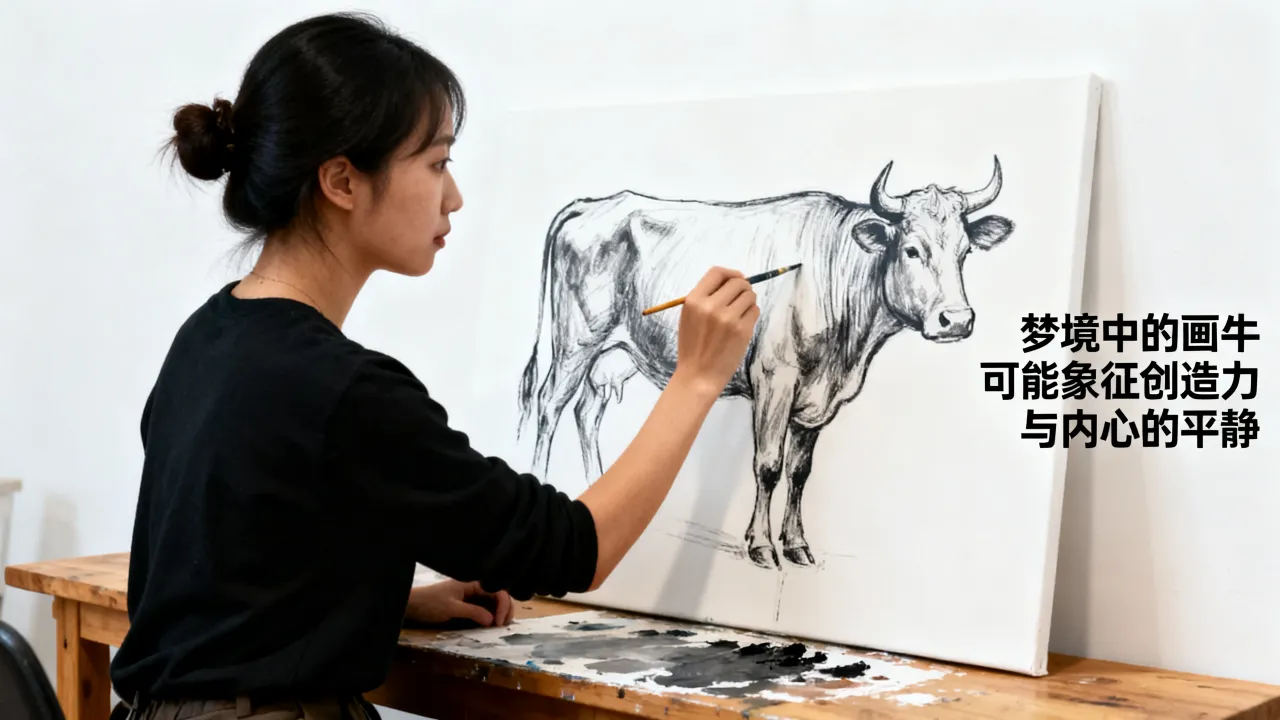 梦到画牛有什么意思吗，梦见画牛预示什么