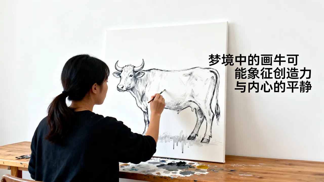 梦到画牛有什么意思吗，梦见画牛预示什么