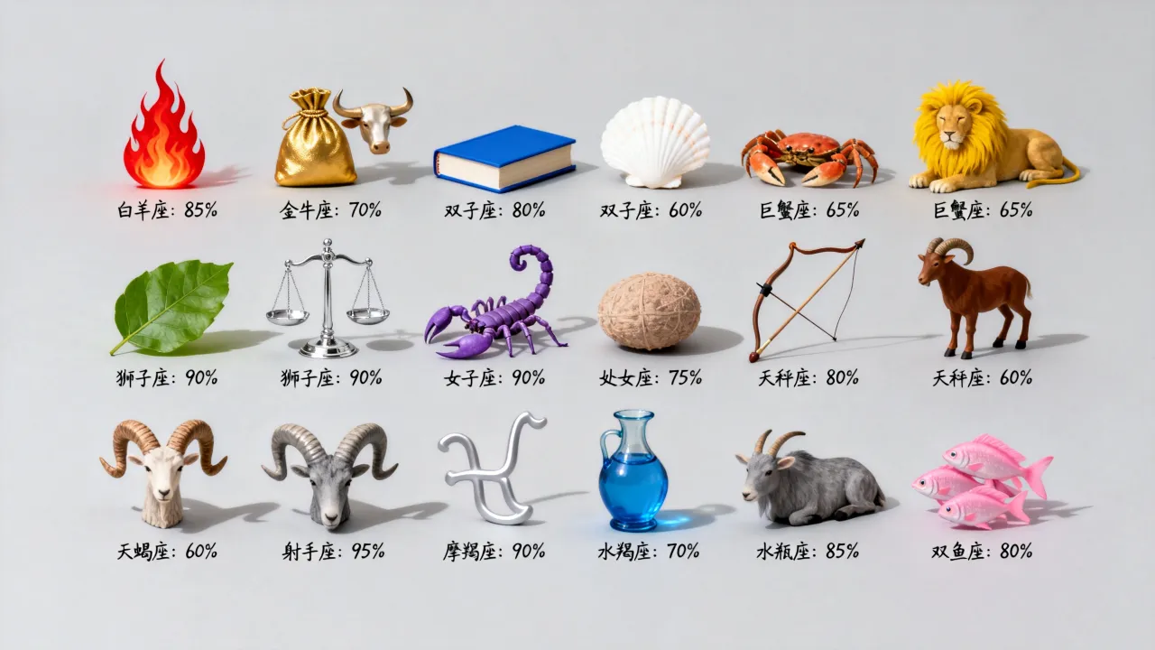 十二星座乐观指数怎么样，哪个星座最乐观？