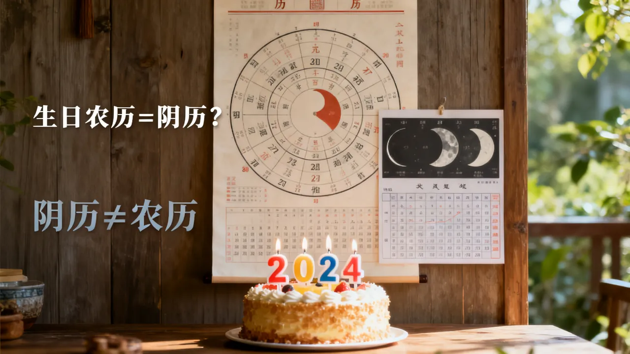 生日农历也是阴历吗，阴历和农历是一回事吗