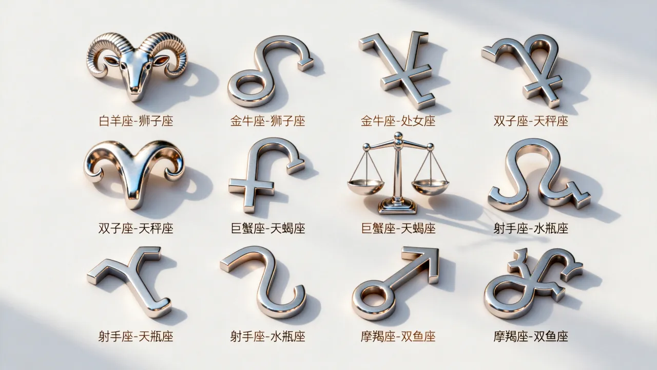 十二星座朋友组合有哪些?哪些星座配对做朋友最合适? 十二星座朋友组合有哪些?哪些星座配对做朋友最合适?