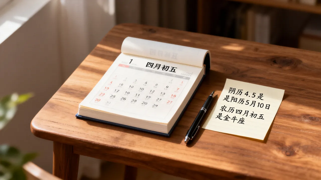 阴历4.5是阳历几月几号,农历四月初五是什么星座? 阴历4.5是阳历几月几号,农历四月初五是什么星座?