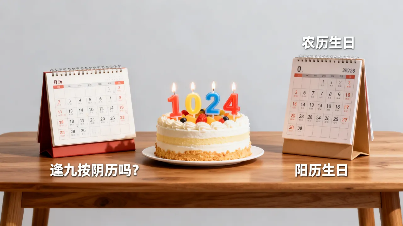 逢九按阴历吗，逢九是按农历生日还是阳历生日算？