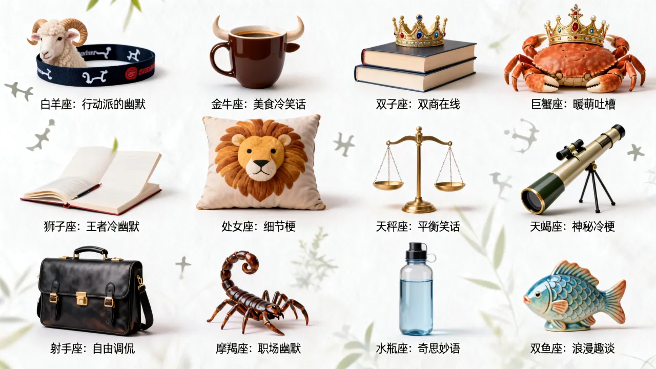 十二星座谁最幽默？十二星座幽默笑话冷知识大全