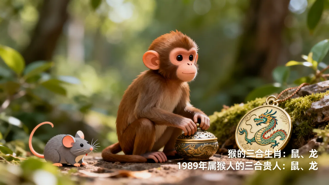 猴的三合生肖是什么,1989年属猴人的三合贵人是谁? 猴的三合生肖是什么,1989年属猴人的三合贵人是谁?