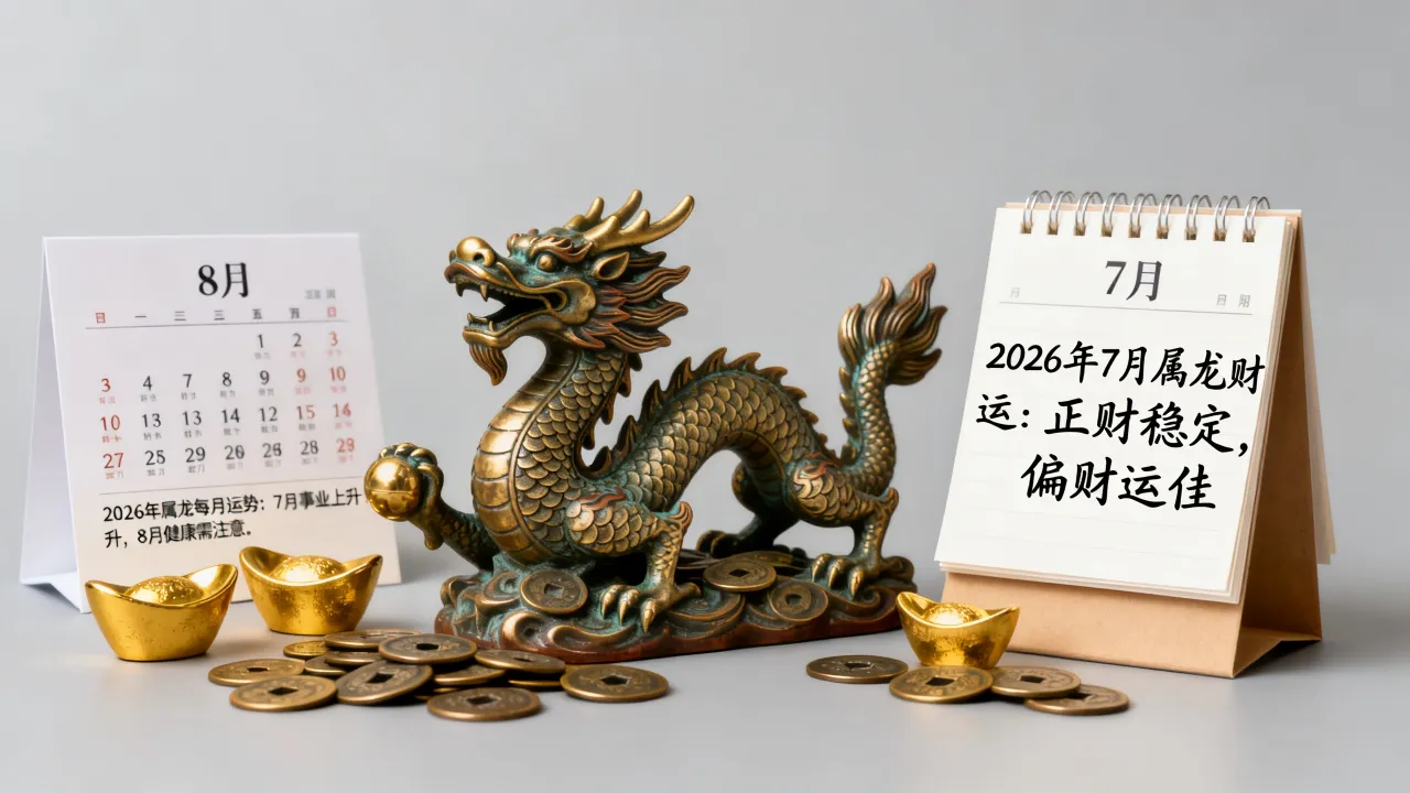 2026年7月属龙财运如何,2026年属龙每月详细运势 2026年7月属龙财运如何,2026年属龙每月详细运势