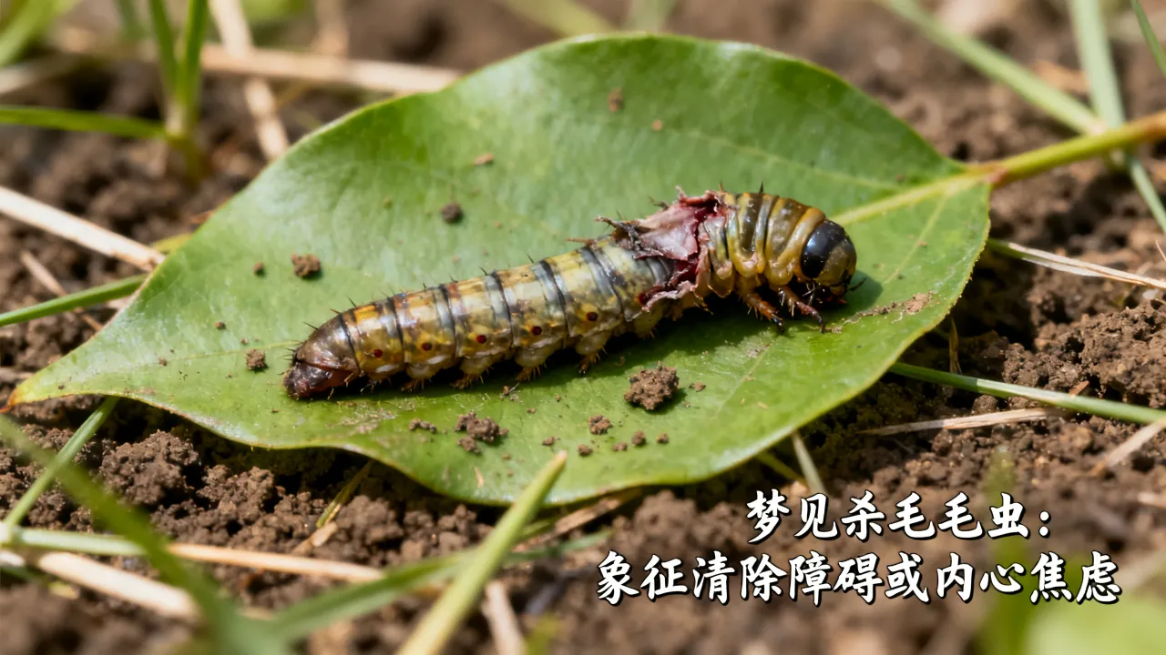 梦见杀毛毛虫是什么意思，梦见杀毛毛虫周公解梦预示什么？