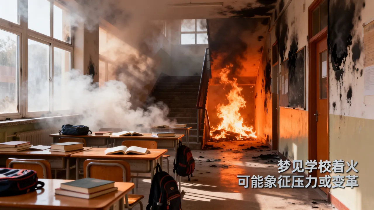 梦见学校着火了有何寓意,周公解梦学校火灾预示什么 梦见学校着火了有何寓意,周公解梦学校火灾预示什么