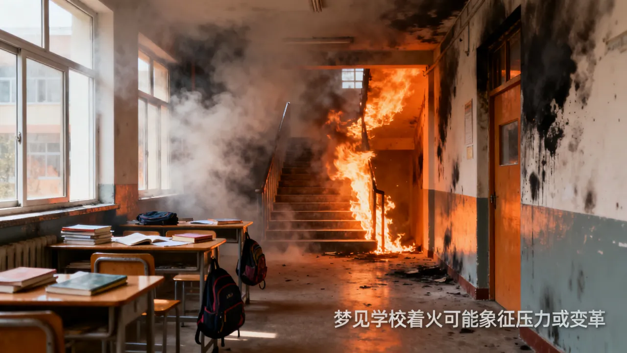 梦见学校着火了有何寓意,周公解梦学校火灾预示什么 梦见学校着火了有何寓意,周公解梦学校火灾预示什么
