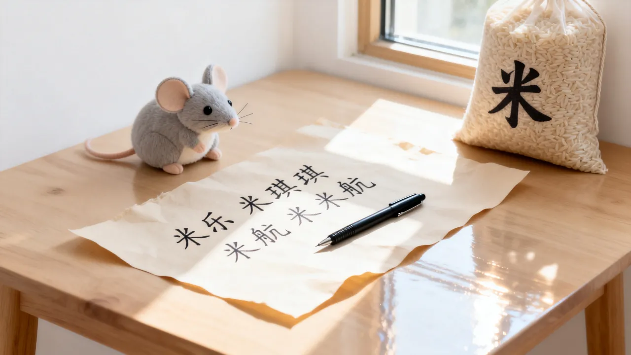 鼠宝宝起名米什么好?米字搭配什么字最佳 鼠宝宝起名米什么好?米字搭配什么字最佳