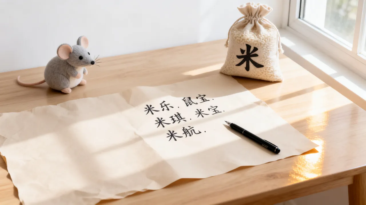 鼠宝宝起名米什么好?米字搭配什么字最佳 鼠宝宝起名米什么好?米字搭配什么字最佳