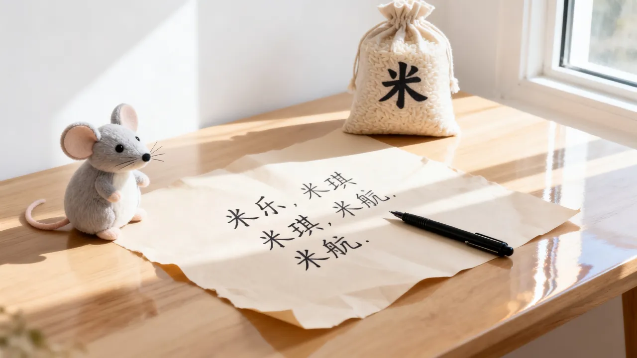 鼠宝宝起名米什么好?米字搭配什么字最佳 鼠宝宝起名米什么好?米字搭配什么字最佳