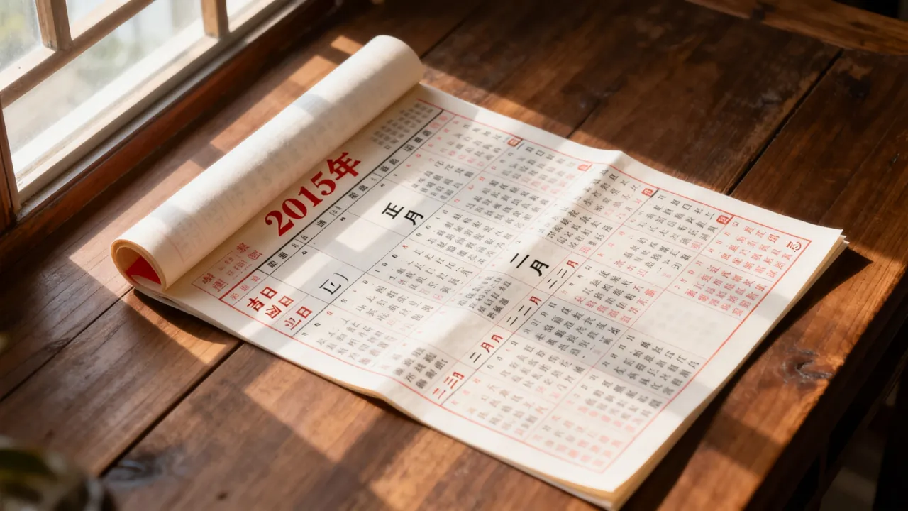 2015年阴历老黄历怎么看?全年吉日查询表 2015年阴历老黄历怎么看?全年吉日查询表