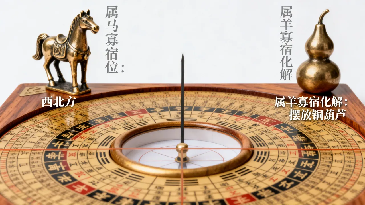 属马的寡宿位在哪个方位，属羊的寡宿位如何化解？
