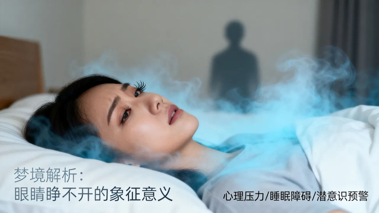 梦到自己睁不开眼睛代表着什么，为什么会梦到睁不开眼睛？