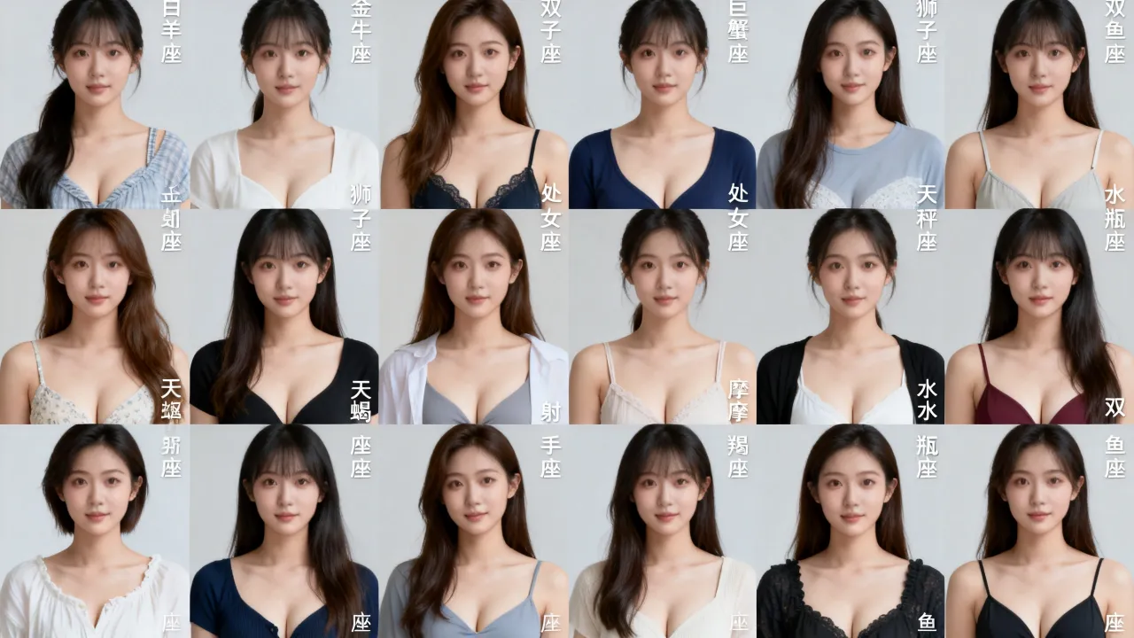 十二星座女生的胸有什么秘密？哪个星座女生胸最大？