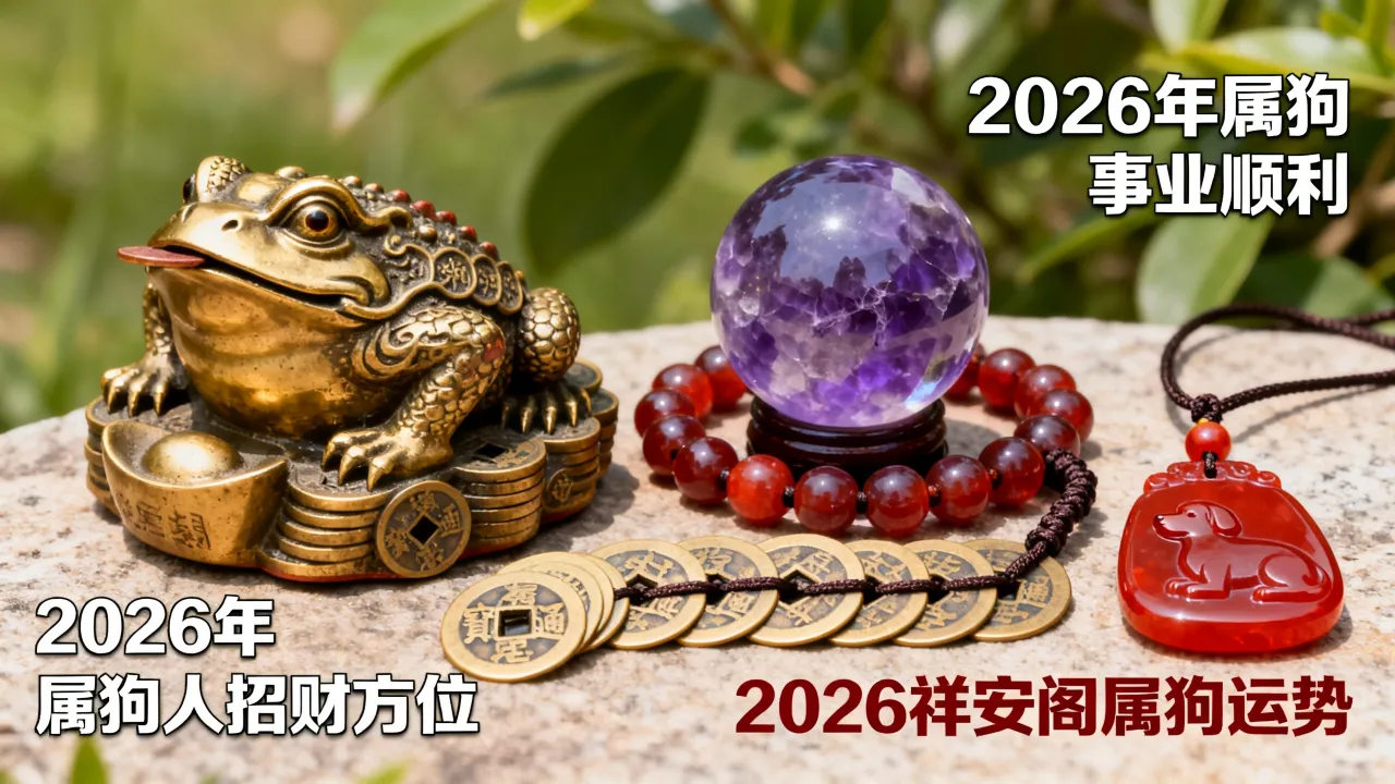2026祥安阁属狗运势如何,2026年属狗人招财物件有哪些? 2026祥安阁属狗运势如何,2026年属狗人招财物件有哪些?