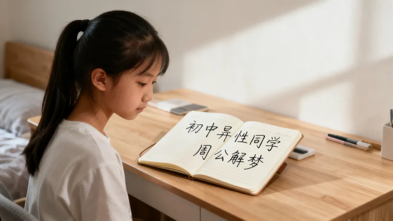梦到了初中异性同学预示着什么，周公解梦有什么预兆？