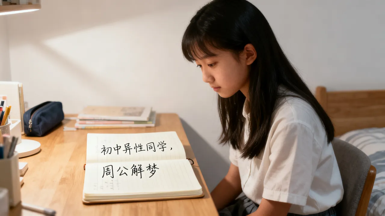 梦到了初中异性同学预示着什么，周公解梦有什么预兆？