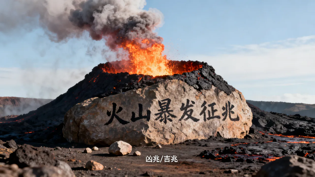 梦到火山暴发有什么征兆，究竟是凶兆还是吉兆？