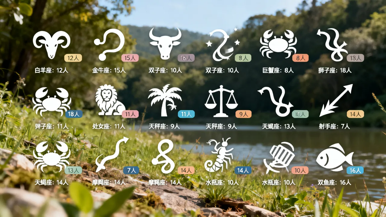 十二星座歌手统计结果如何?哪个星座歌手最多? 十二星座歌手统计结果如何?哪个星座歌手最多?