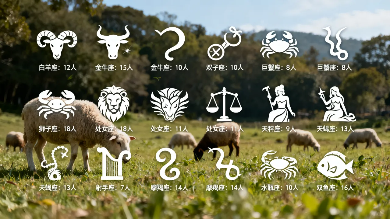 十二星座歌手统计结果如何?哪个星座歌手最多? 十二星座歌手统计结果如何?哪个星座歌手最多?