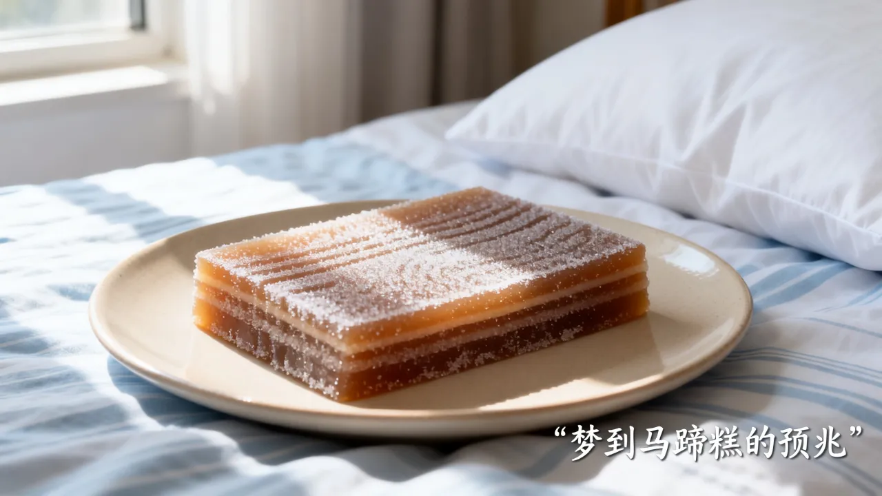 梦到马蹄糕代表着什么?有什么预兆和吉凶? 梦到马蹄糕代表着什么?有什么预兆和吉凶?