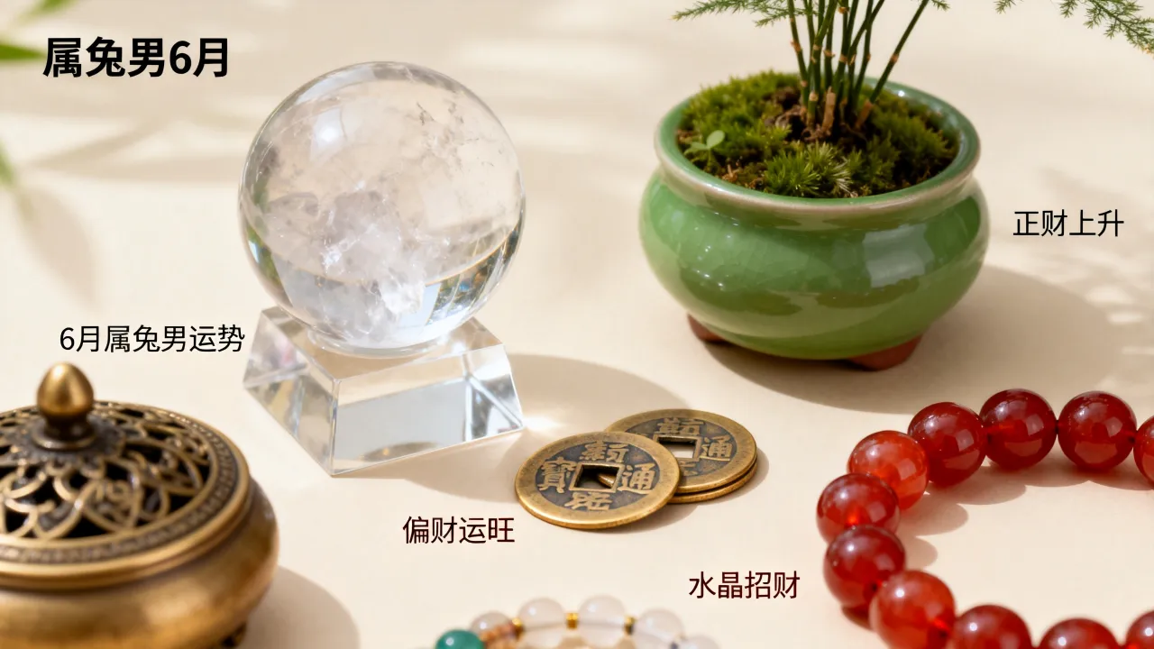 属兔男6月出生的运势如何，有哪些招财转运物件？