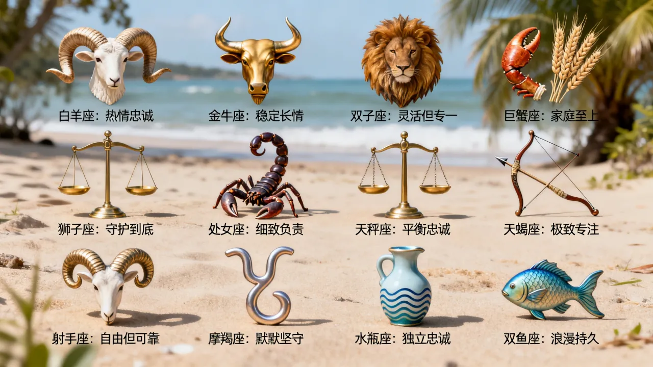 十二星座谁最忠心?十二星座忠诚度排行大揭秘 十二星座谁最忠心?十二星座忠诚度排行大揭秘