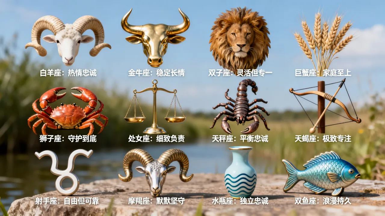 十二星座谁最忠心?十二星座忠诚度排行大揭秘 十二星座谁最忠心?十二星座忠诚度排行大揭秘