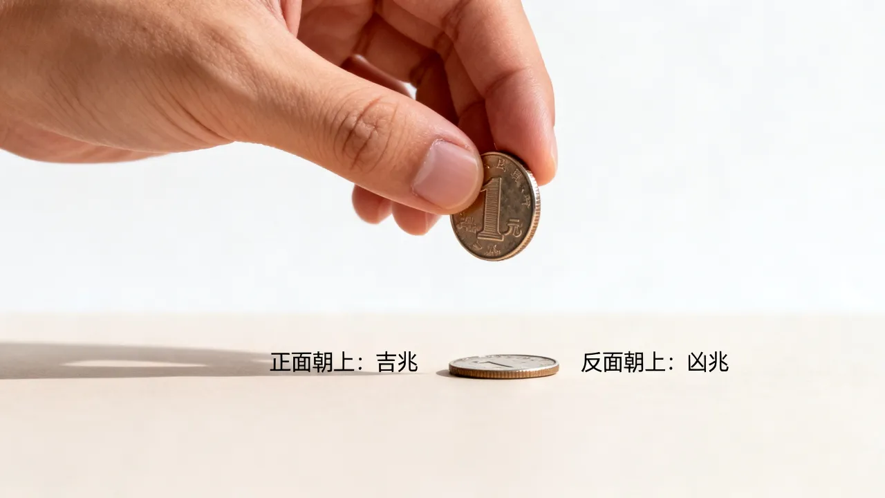 抛硬币吉凶怎么看图解，抛硬币正反面代表什么预兆