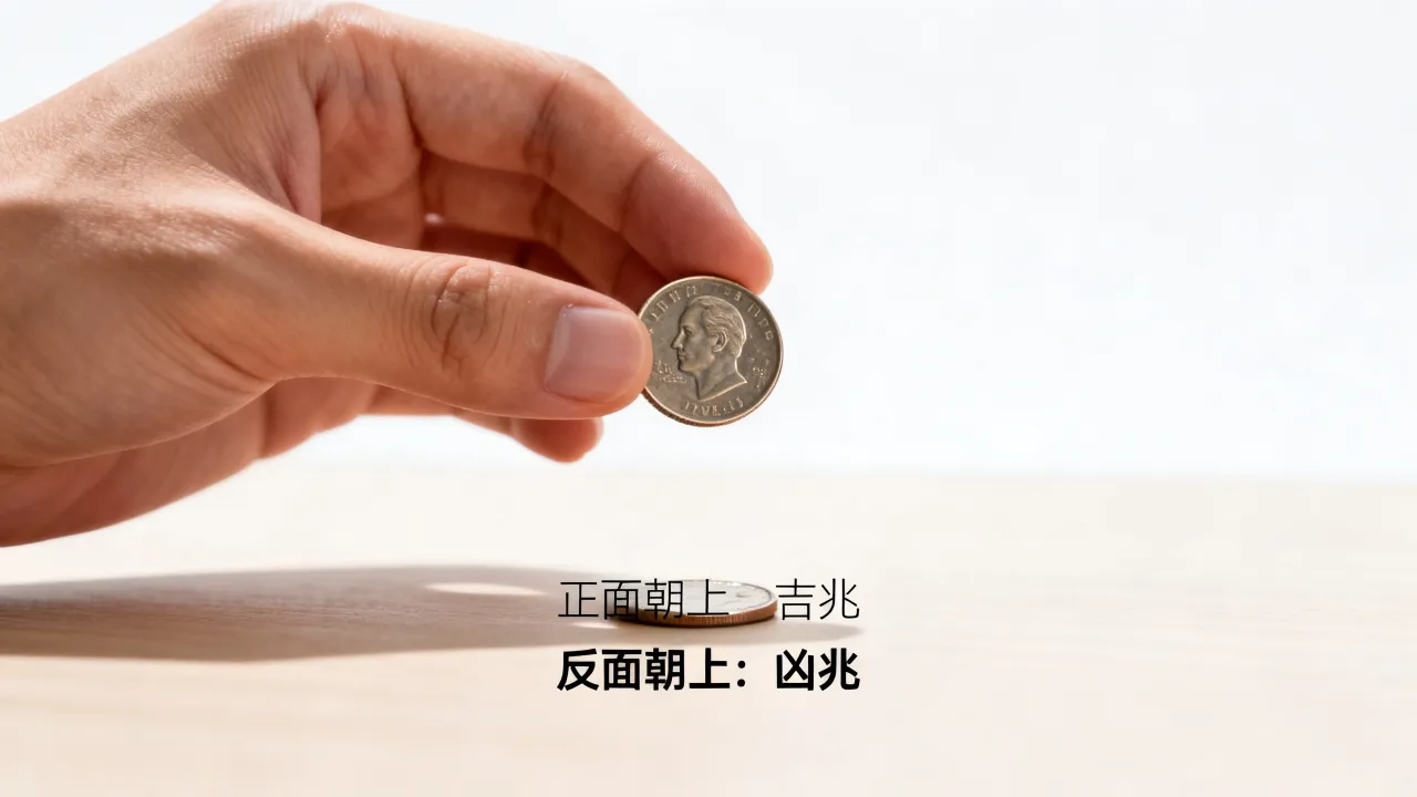 抛硬币吉凶怎么看图解，抛硬币正反面代表什么预兆