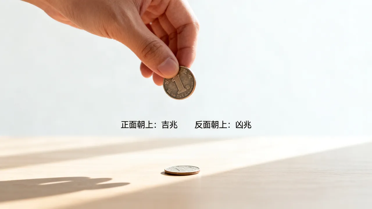 抛硬币吉凶怎么看图解，抛硬币正反面代表什么预兆