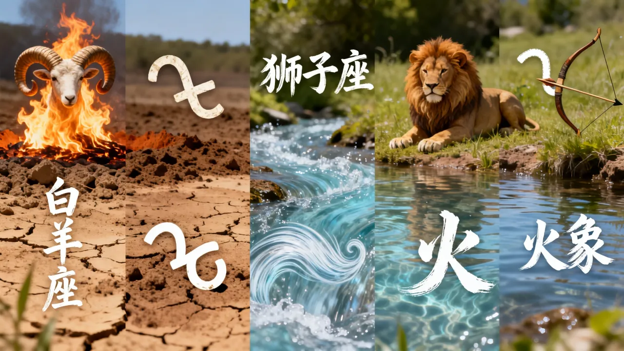 十二星座的象是什么，十二星座中火象星座有哪些？